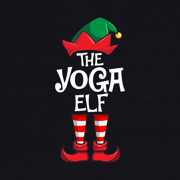 Yoga Elf Matching Family Christmas by hazlleylyavlda